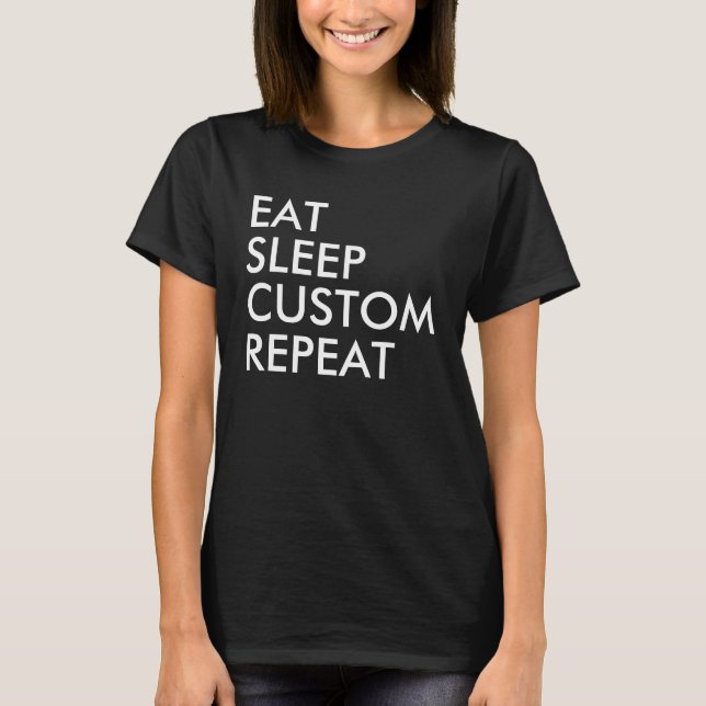 Anpassningsbar i viloläge Upprepa T-shirt (Framsida)