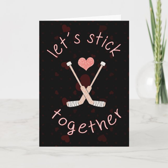 Anpassningsbar Ice Hockey Goalie Valentine Day Car Helgkort (Framsida)