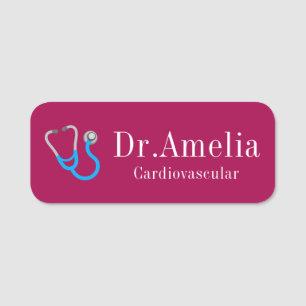 Anpassningsbar-ID-bricka för lärare, Läkare och St Namnbricka