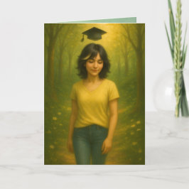 Anpassningsbar Identitet Studenten-kort, kvinnligt Tack Kort