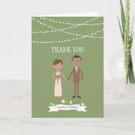 Anpassningsbar illustrerade tecknaden kopplar ihop tack kort