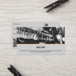 Anpassningsbar Image New Customer Advocate Reward Rabattkort