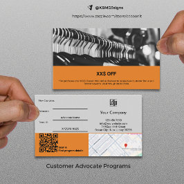 Anpassningsbar Image New Customer Advocate Reward Rabattkort