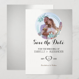 Anpassningsbar Inbjudan till andning av foto- Blom