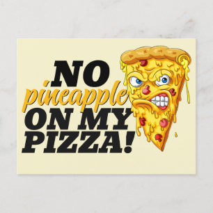 Anpassningsbar Ingredient Arg Pizza Vykort