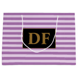 Anpassningsbar Initialer Lila Rand