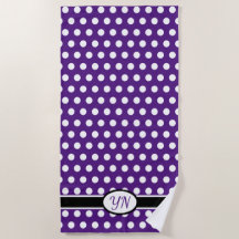 Anpassningsbar initialer Polka Dot
