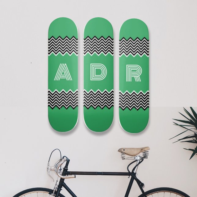 Anpassningsbar Inledande Brev 8 1/4-tums Skateboar Mini Skateboard Bräda 18,5 Cm (Skapare uppladdad)