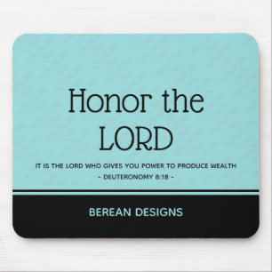 Anpassningsbar Inspirational Christian HONOR, LORD Musmatta