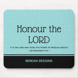 Anpassningsbar Inspirational Christian HONOR, LORD Musmatta