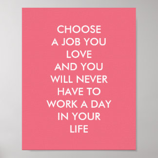 Anpassningsbar inspirational Ord Confucius citerar Poster