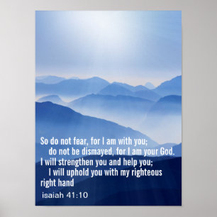 Anpassningsbar inspirationerande bibelsverse poster