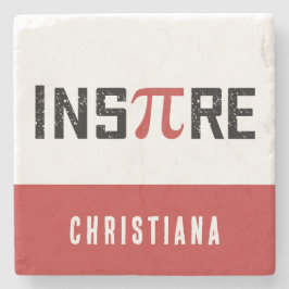 Anpassningsbar InsPire Pi-dag | Lycklig Pi day Mat Stenunderlägg