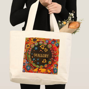 Anpassningsbar Inspiritivity Tote Bag för ytliga D Jumbo Tygkasse
