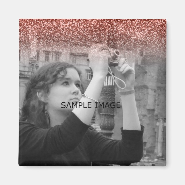 Anpassningsbar Instagram Photo | Skapa ditt eget G Magnet (Framsidan)