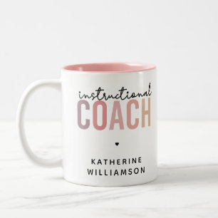 Anpassningsbar Instructions Coach Educational Coac Två-Tonad Mugg