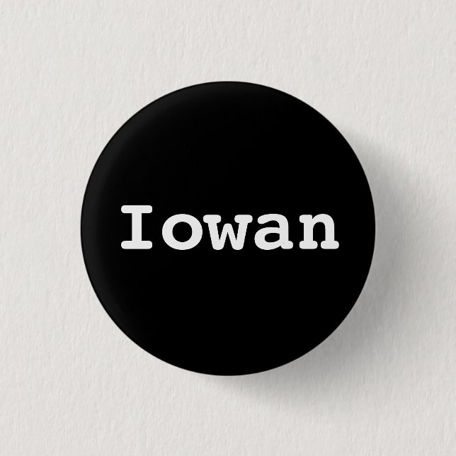 Anpassningsbar Iowan-typografi Knapp (Framsida)