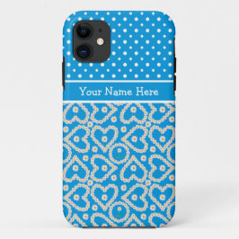 Anpassningsbar iPhone 5/5s Fodral: Polkas, Daisy,