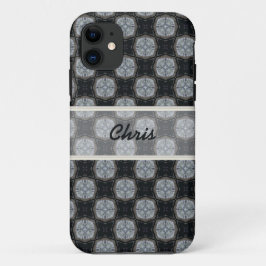 Anpassningsbar Iphone Black Grått fodral