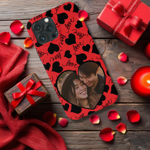 Anpassningsbar iphone case Hjärtformad KÄRLEK De