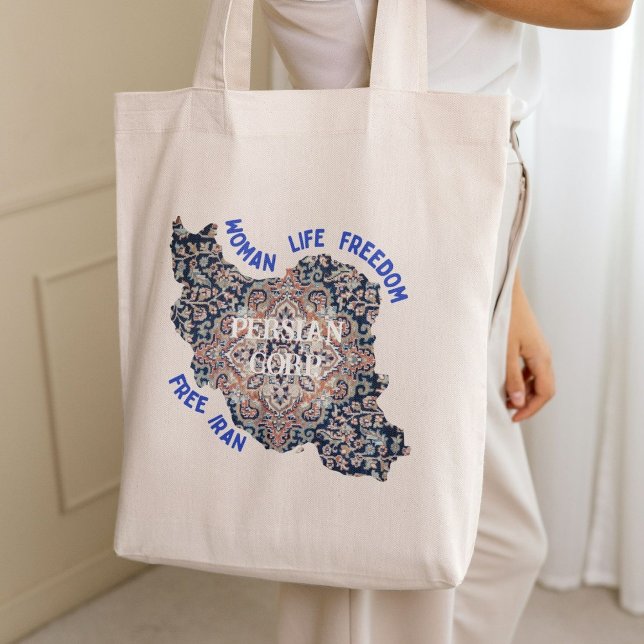 Anpassningsbar Iranian Bulk Gifts for Coworkers Fr Tygkasse (Custom Iranian Bulk Gifts for Coworkers Free Iran)