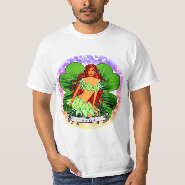 Anpassningsbar Irish Fairy t-shirt (Framsida)