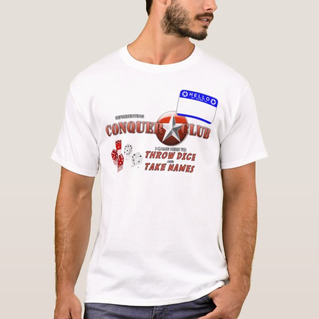 Anpassningsbar IRTOC med namn bricka T-shirt (Framsida)