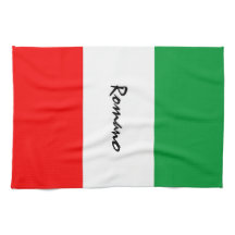 Anpassningsbar Italienska-amerikanska Flagga Kitch