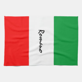 Anpassningsbar Italienska-amerikanska Flagga Kitch Kökshandduk