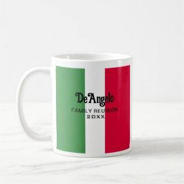 Anpassningsbar Italienska efternamnet Namn Reunion Kaffemugg