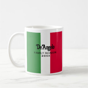 Anpassningsbar Italienska efternamnet Namn Reunion Kaffemugg
