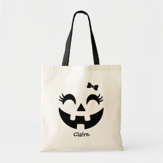 Anpassningsbar Jack O'Lantern Halloween Bus eller Tygkasse