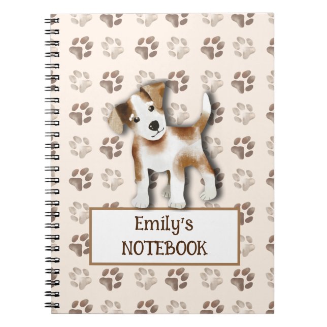 Anpassningsbar Jack Russell Terrier-bärbar dator - Anteckningsbok (Framsidan)