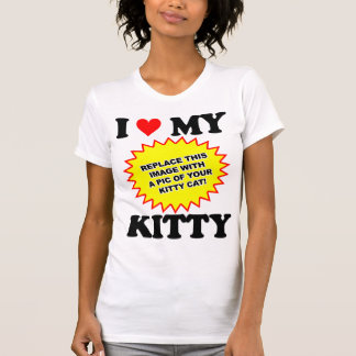ANPASSNINGSBAR Jag älskar min katt T-shirt