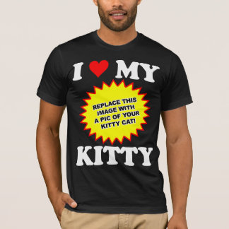 ANPASSNINGSBAR Jag älskar min katt T-shirt