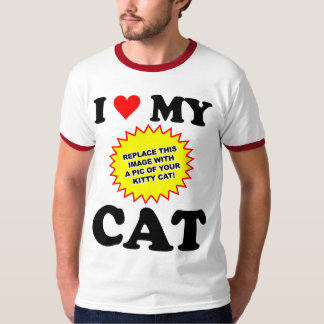 ANPASSNINGSBAR Jag älskar min katt Tröja