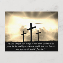 Anpassningsbar jag har klarat av World John 16:33  Vykort