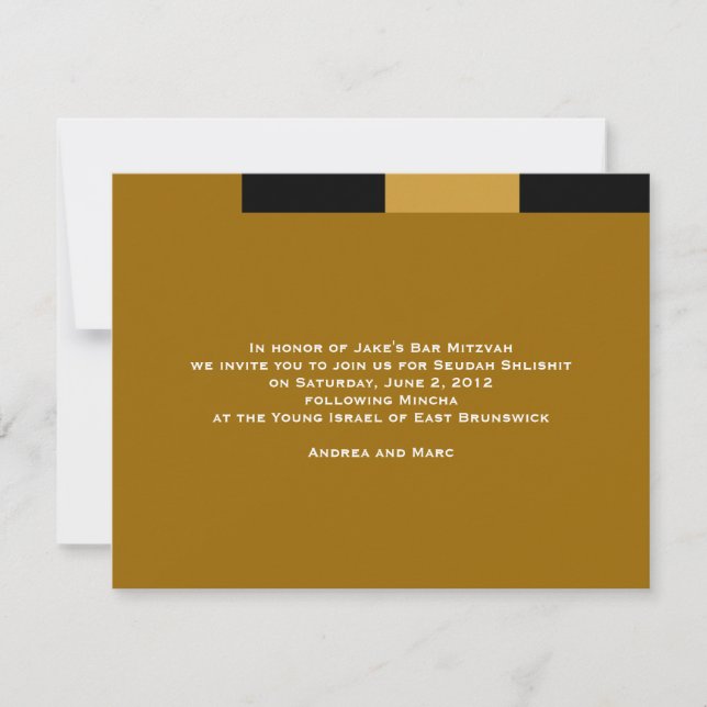 Anpassningsbar Jake Seudah Card 2 Inbjudningar (Framsida)