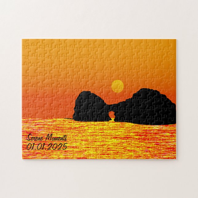 Anpassningsbar Japan Ligcape Travel Aesthetic Oran Pussel (Horisontell)