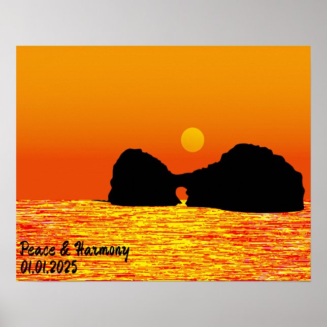 Anpassningsbar Japan Ligcape Travel Aesthetic Post Poster (Framsidan)