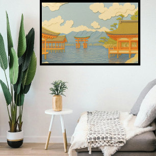 Anpassningsbar Japan Travel Ligcape Aesthetic Shri Poster