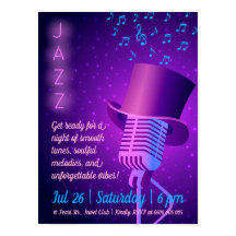 Anpassningsbar Jazz Night Retro Poster
