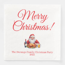 Anpassningsbar Jolly Tomte Julmiddag