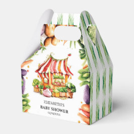 Anpassningsbar Jordbrukares babyskor på marknaden Presentaskar