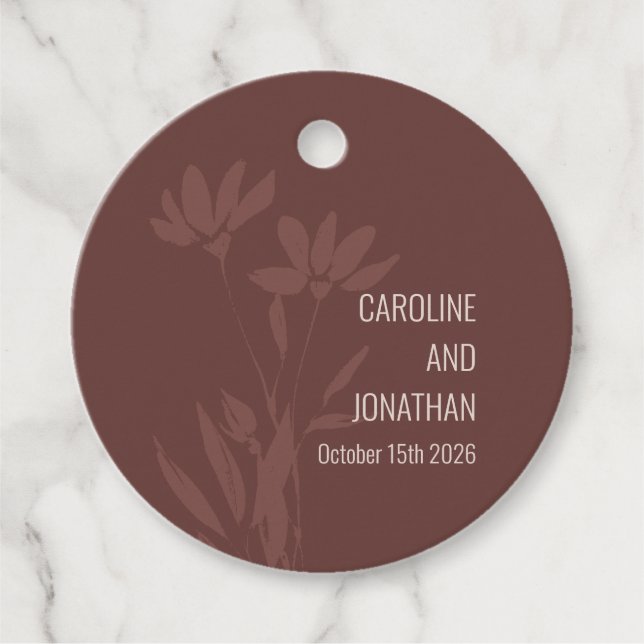 Anpassningsbar Jordens minsta Moody botaniska Bröl Gåvor Etiketter (Framsida)