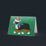 Anpassningsbar jul Bernese Mountain Naughty Hund Helgkort<br><div class="desc">Den konstiga Personligen Jul Bernese Mt Hund Naughty Hund! - Missköna berner som vandrar bort med julklammerande prydnadsföremål och snärjda i ljus! Cute-julklappar till Berner älskare!</div>