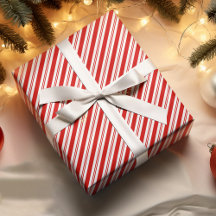 Anpassningsbar Jul Candy cane Red Rand Guld