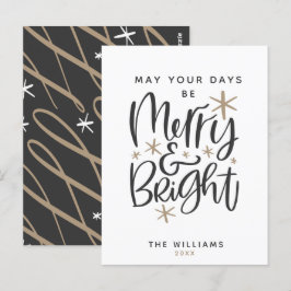 Anpassningsbar jul Hälsning Vykort