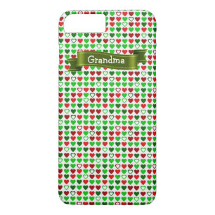 Anpassningsbar Jul Hearts iphone case