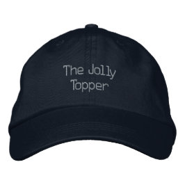 Anpassningsbar Jul Jolly Topper-texten tryckt Broderad Keps